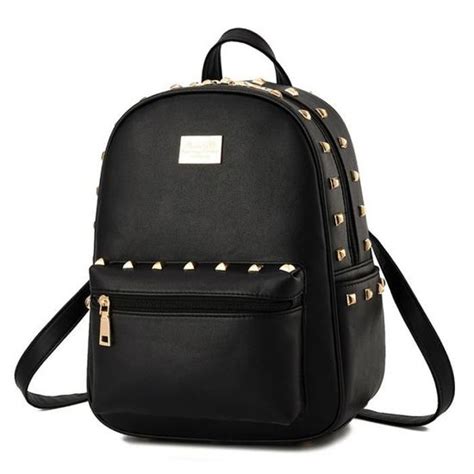 sac a dos effet cartable faux cuir